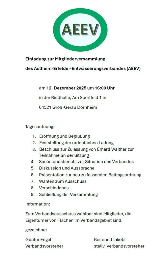 Mitgliederversammlung am 12.12.2025 20251212 einladung mitgliederversammlung